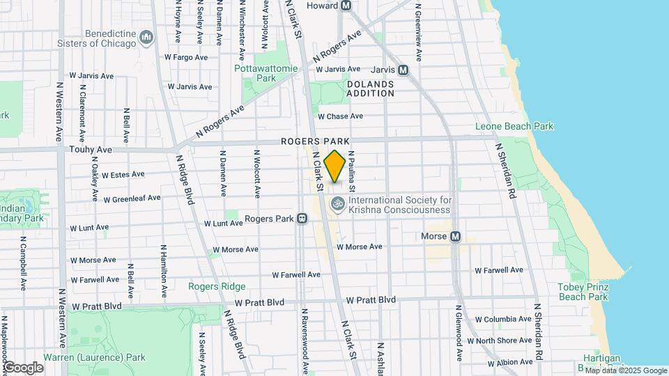 1724 W Greenleaf Ave, Unit 202 Map and Location Details