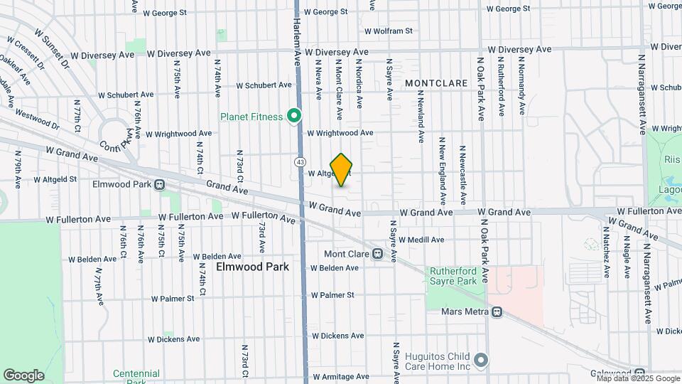 2423 N Neva Ave, Unit 2 Map and Location Details
