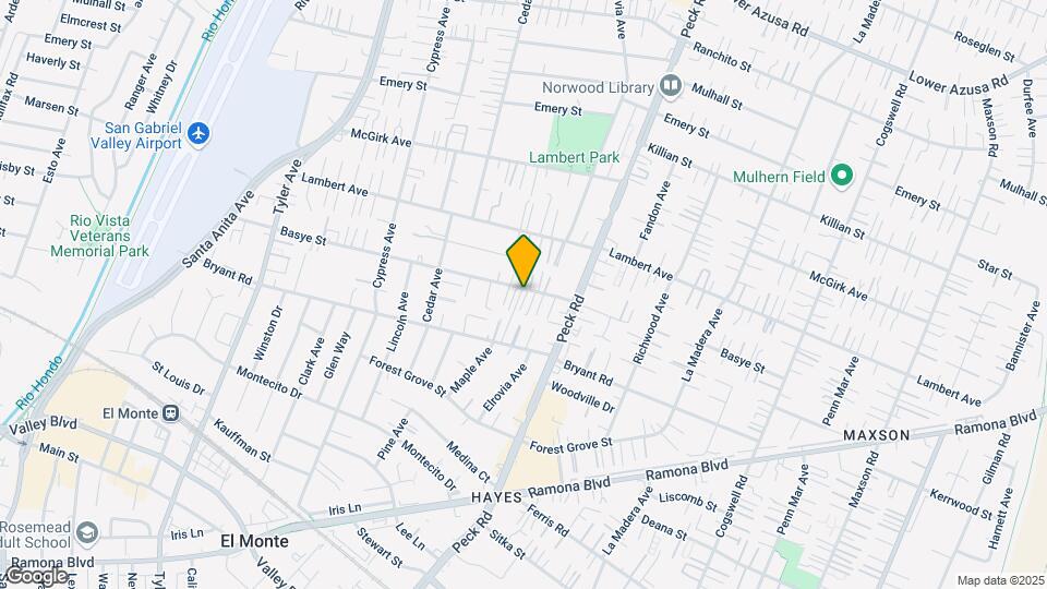 11446 Basye St Mapa y Detalles de la Ubicación