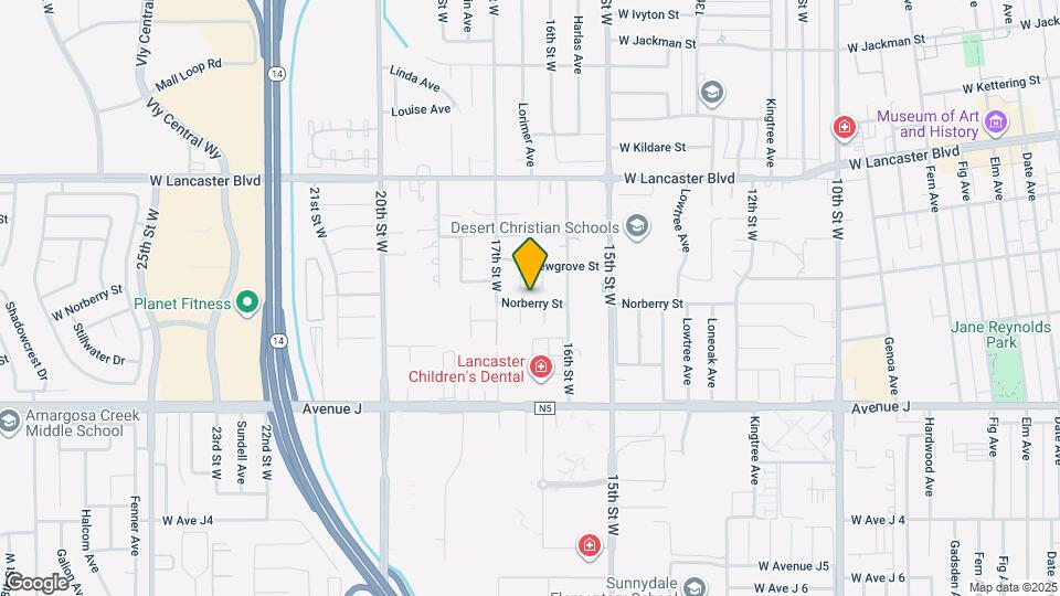 1639 Norberry St Map and Location Details