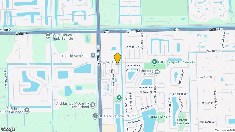 12152 SW 49th Ct Map and Location Details