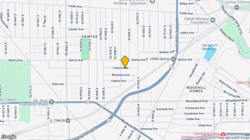 8918 Folsom Ave Map and Location Details