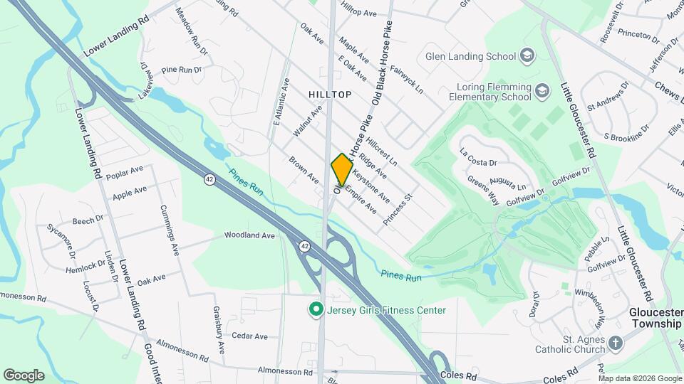 1217 Old Black Horse Pike Map and Location Details