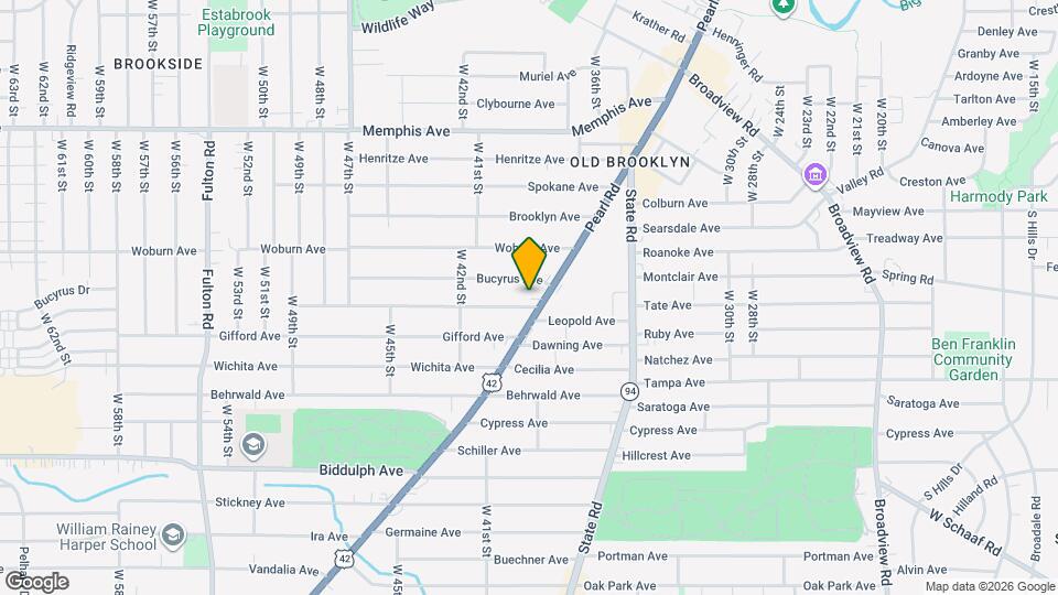 4434 Pearl Rd Map and Location Details