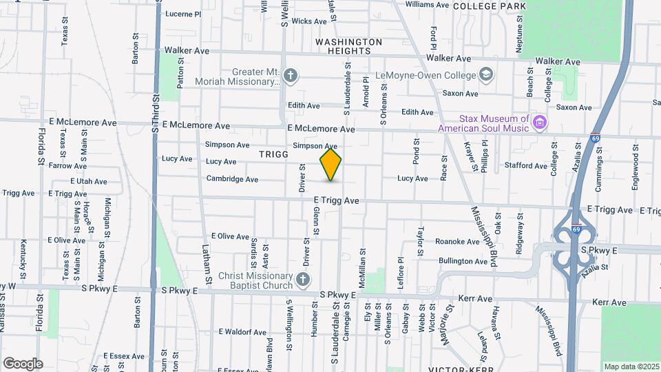 539 Cambridge Ave Map and Location Details