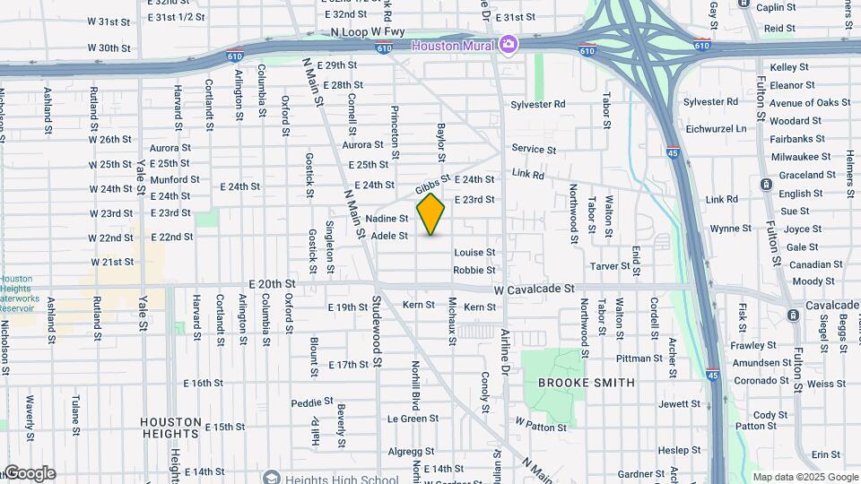 1025 Adele St Map and Location Details