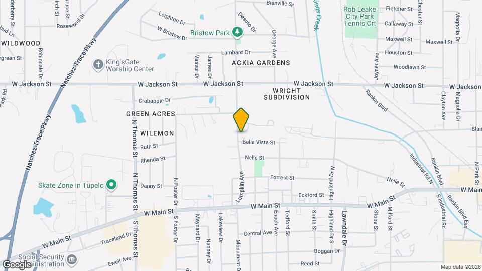 508 Lumpkin Ave Map and Location Details