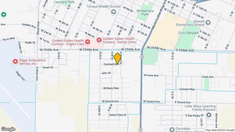 526 Cartmell Dr Mapa y Detalles de la Ubicación