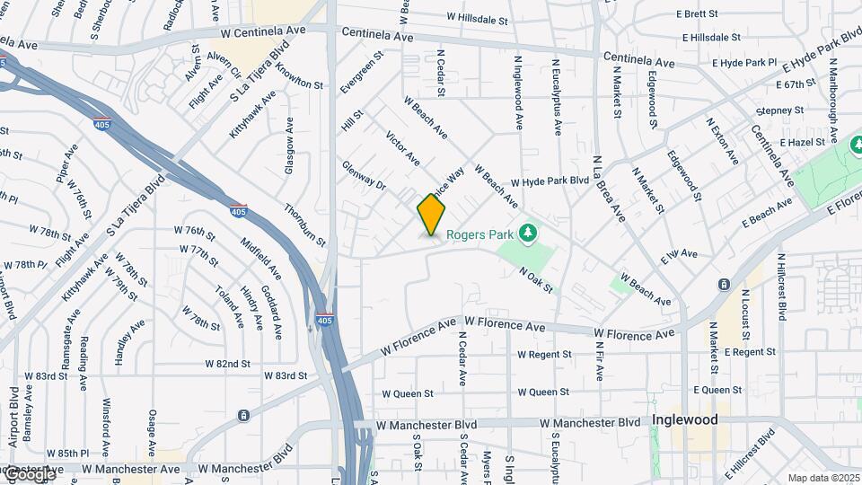 707 W Hyde Park Blvd Map and Location Details