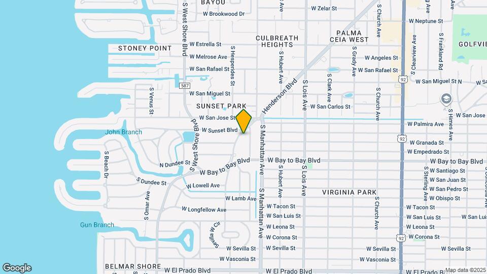 4508 Henderson Blvd Map and Location Details