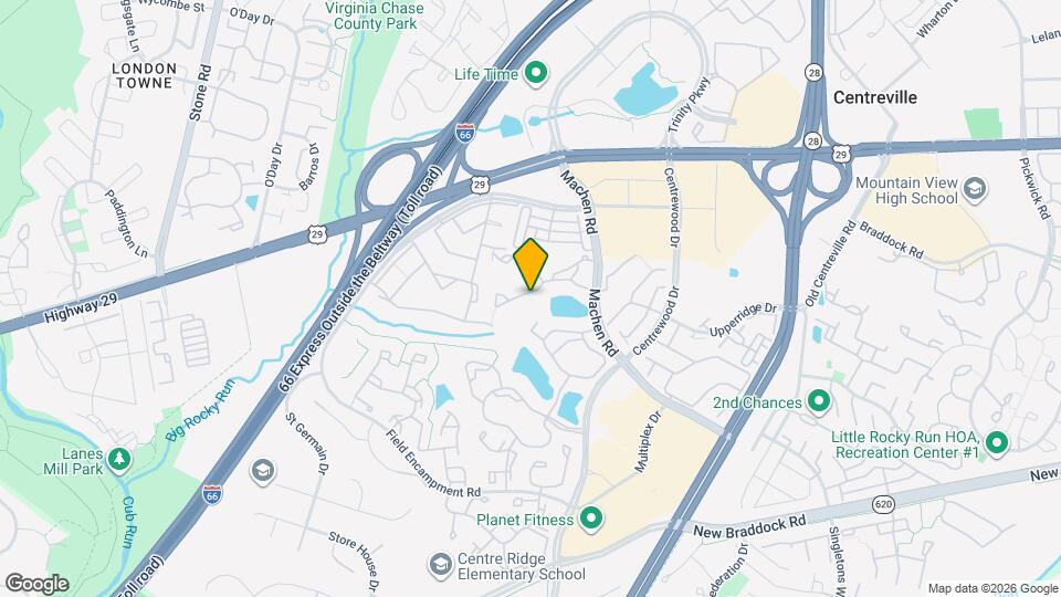 14313 Climbing Rose Way, Unit 305 Mapa y Detalles de la Ubicación