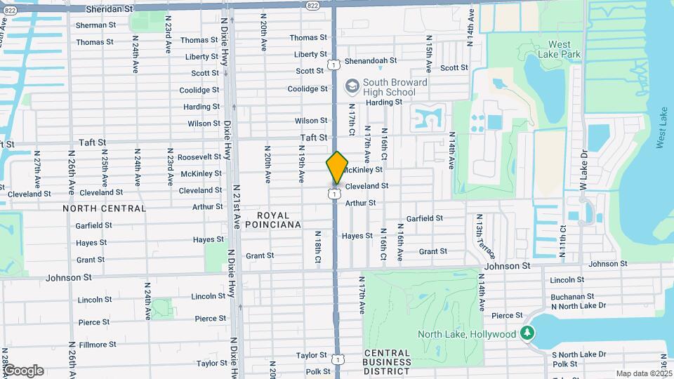 1323 N Federal Hwy, Unit 1 Map and Location Details