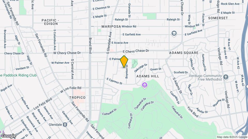 1241 Boynton St Map and Location Details
