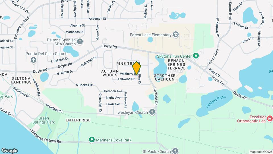 1386 Fallwood Dr Mapa y Detalles de la Ubicación
