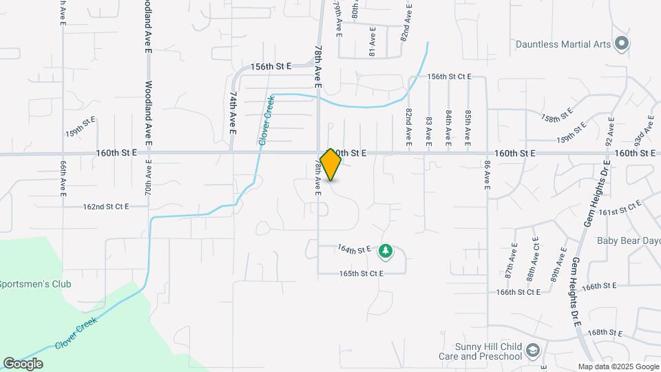 7820 161st St Ct E Map and Location Details