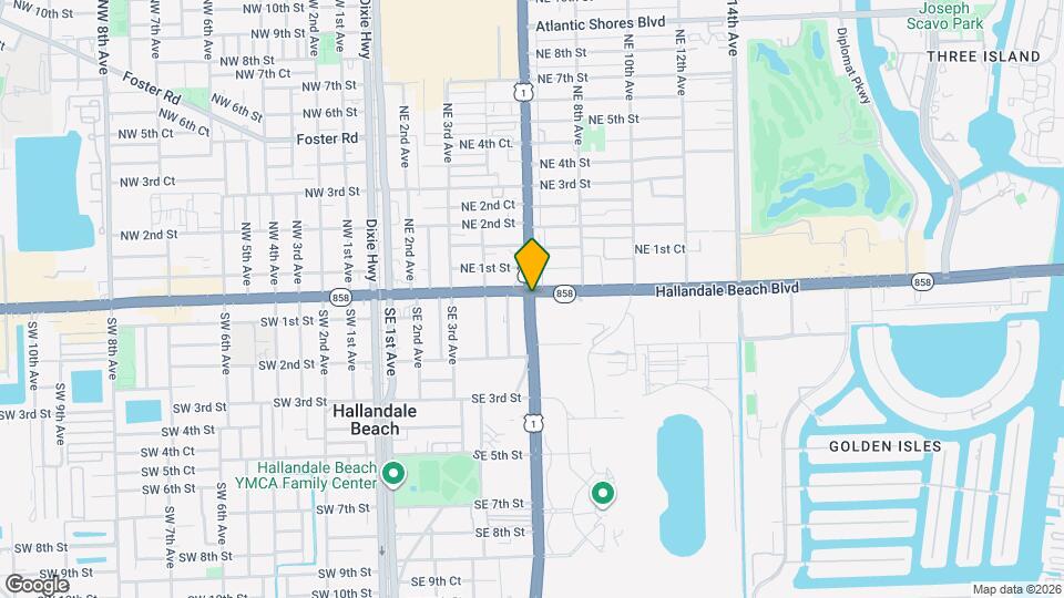 3312 S Ocean Dr Mapa y Detalles de la Ubicación