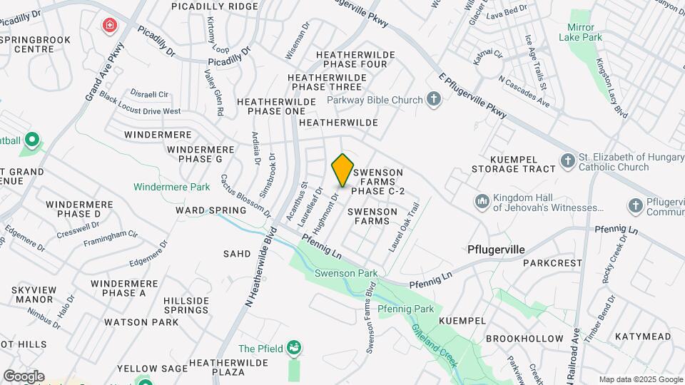 1207 Hughmont Dr Map and Location Details