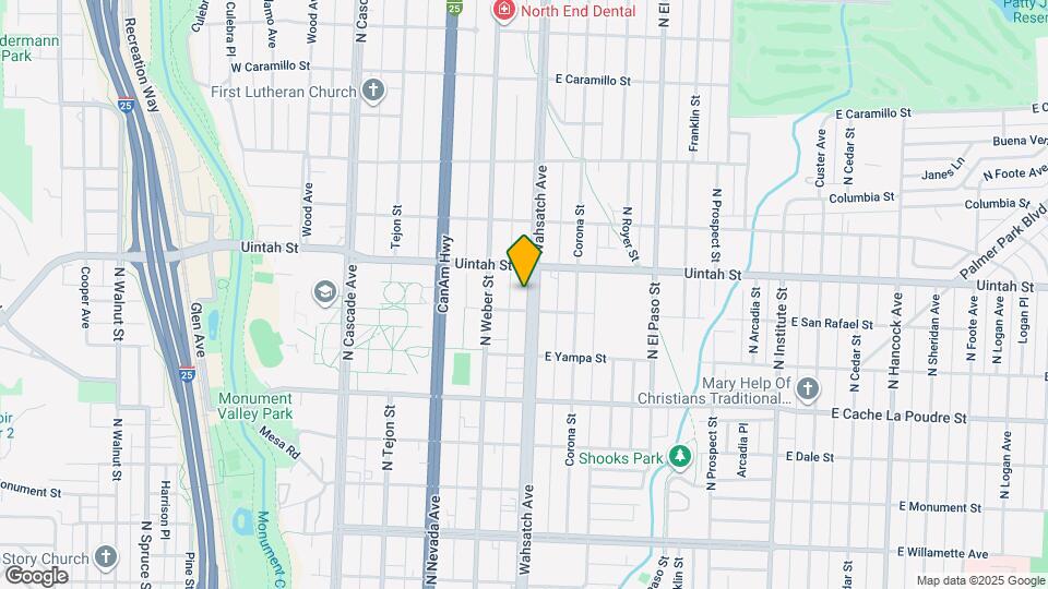 1112 N Wahsatch Ave, Unit B Mapa y Detalles de la Ubicación