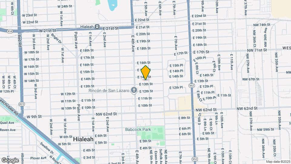 471 E 13th St Map and Location Details