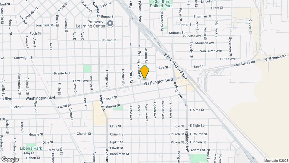 876 Washington Blvd Map and Location Details