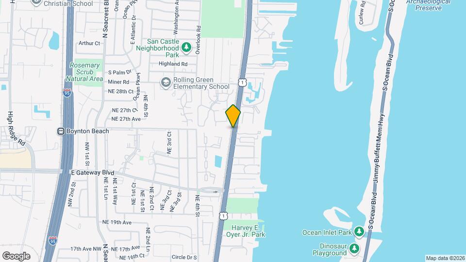 2821 N Federal Hwy Map and Location Details