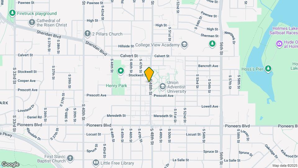 3843 S 48th St Map and Location Details