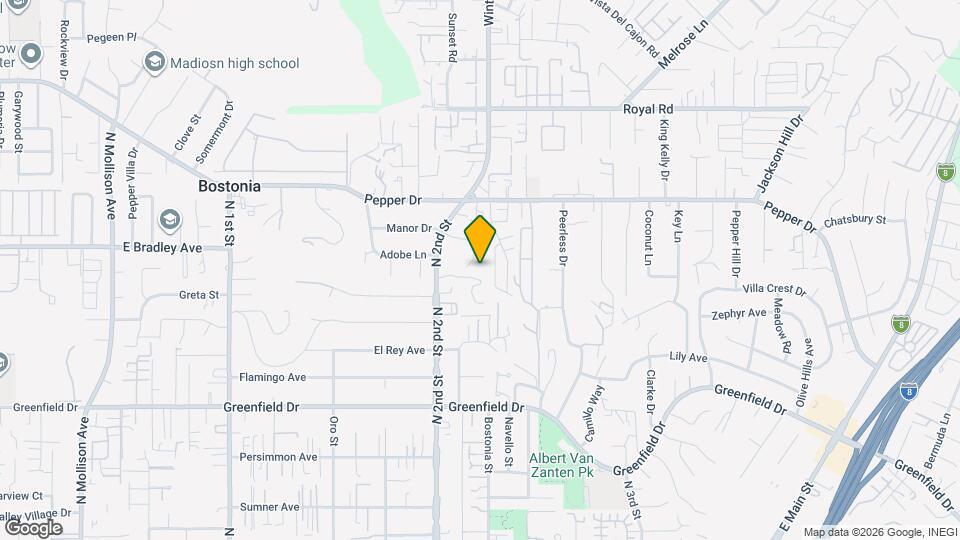 1651 Braddon Way, Unit # B Map and Location Details