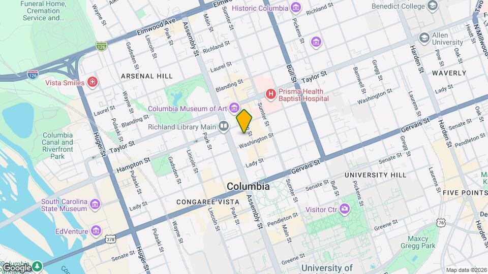 1415 Main St Mapa y Detalles de la Ubicación