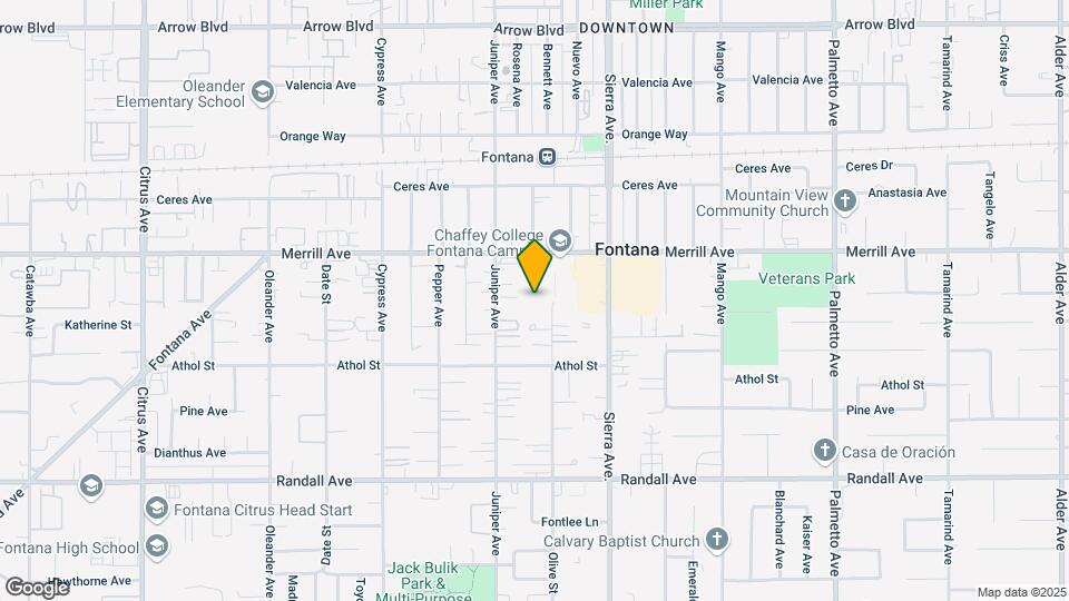 8984 Olive St Mapa y Detalles de la Ubicación