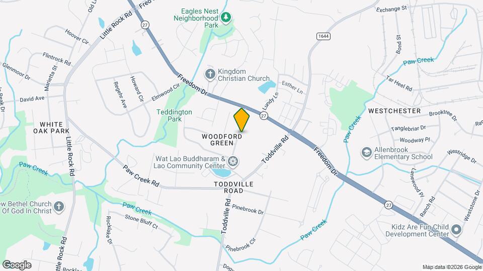 1619 Teddington Dr Map and Location Details