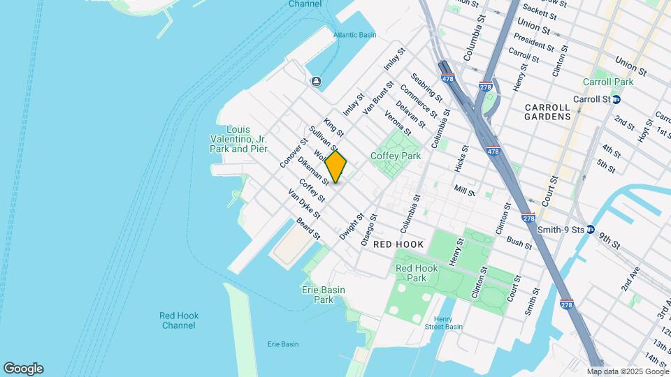 68 Dikeman St Mapa y Detalles de la Ubicación