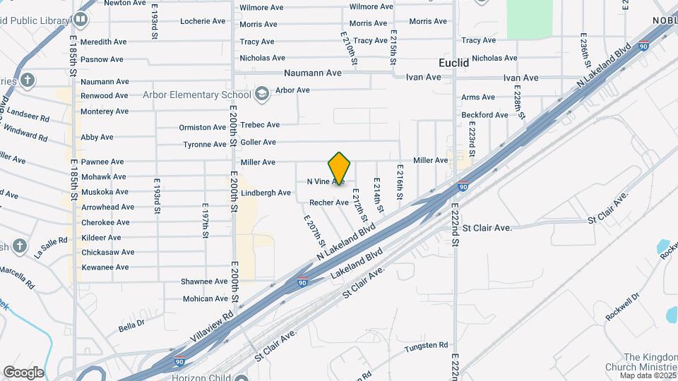 21050 N Vine Ave Map and Location Details