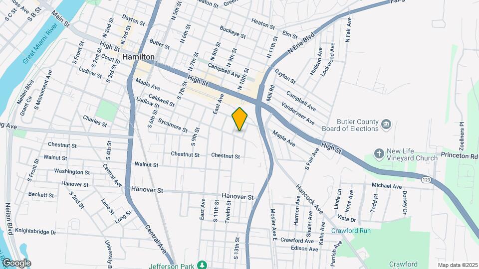 1214 Ludlow St Map and Location Details