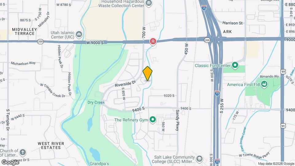 9225 S Jefferson Cv Map and Location Details