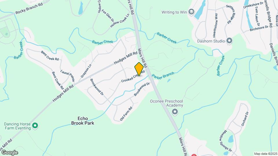 1051 Crooked Creek Rd Map and Location Details