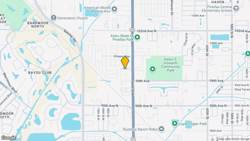 9596 67th St Map and Location Details