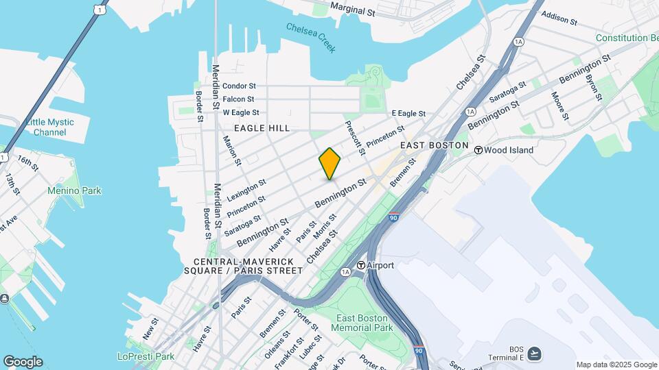 251 Saratoga St Map and Location Details