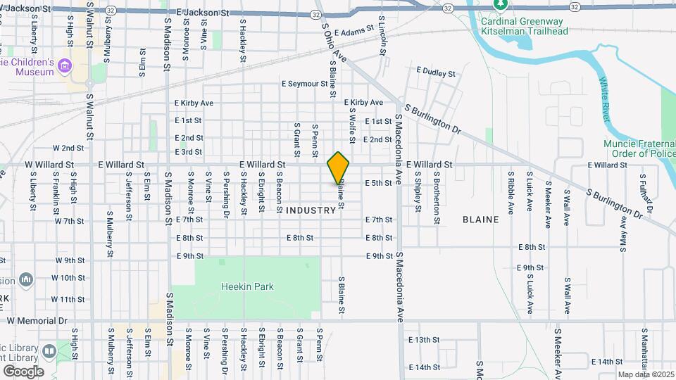 1209 S Blaine St Mapa y Detalles de la Ubicación
