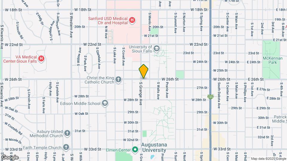 1800 S Grange Ave Map and Location Details