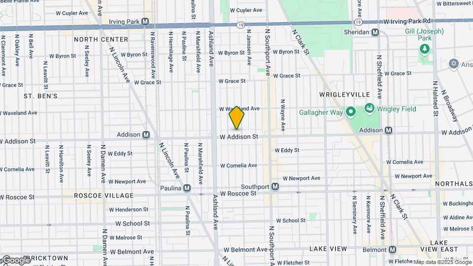 1508 W Addison St Mapa y Detalles de la Ubicación