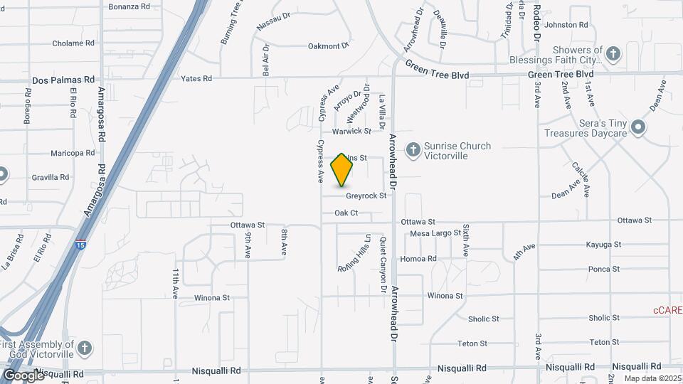 15952 Greyrock St Map and Location Details