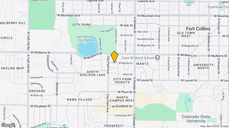 1309 W Myrtle St Map and Location Details