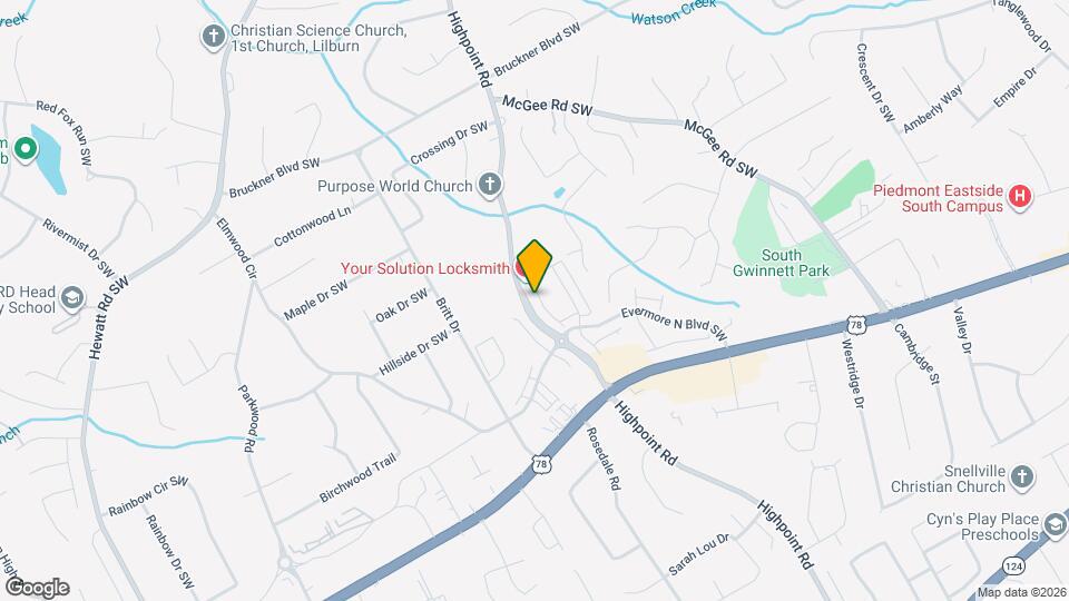 2159 Baywood Tree Ln SW Mapa y Detalles de la Ubicación