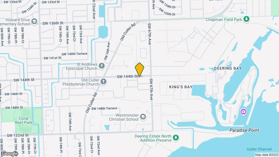 6760 SW 144th St Map and Location Details