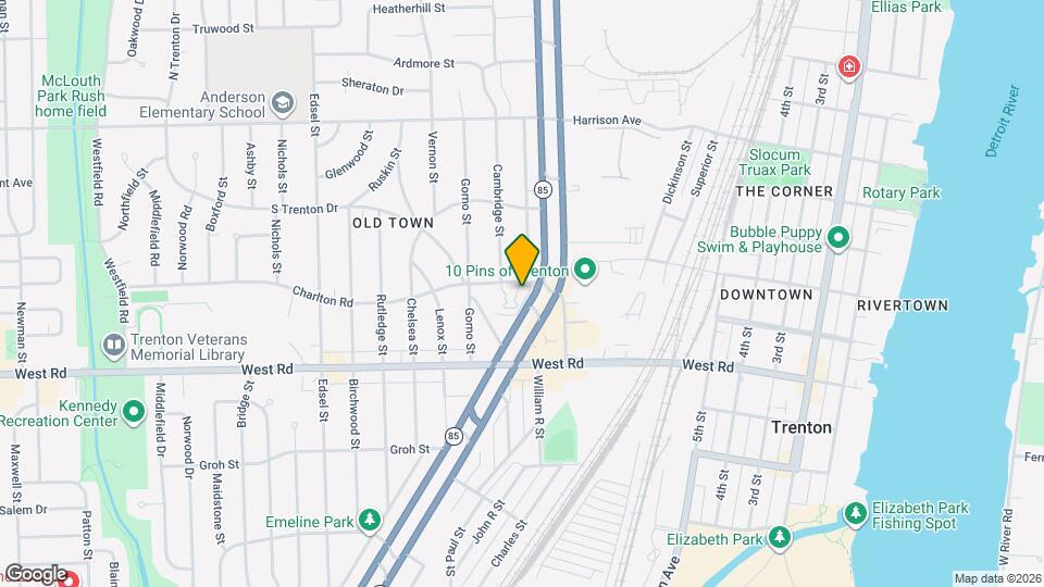 1701 Charlton Rd Map and Location Details
