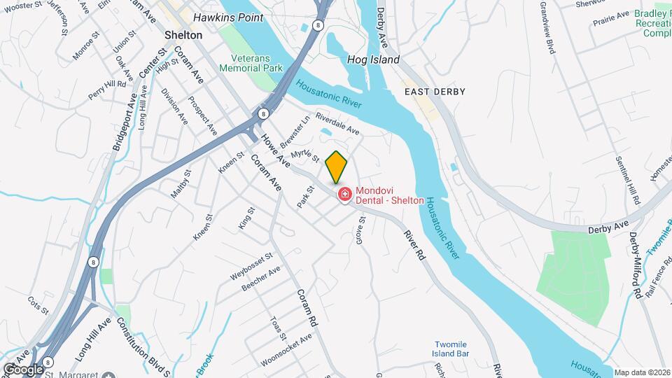 105 Howe Ave Map and Location Details