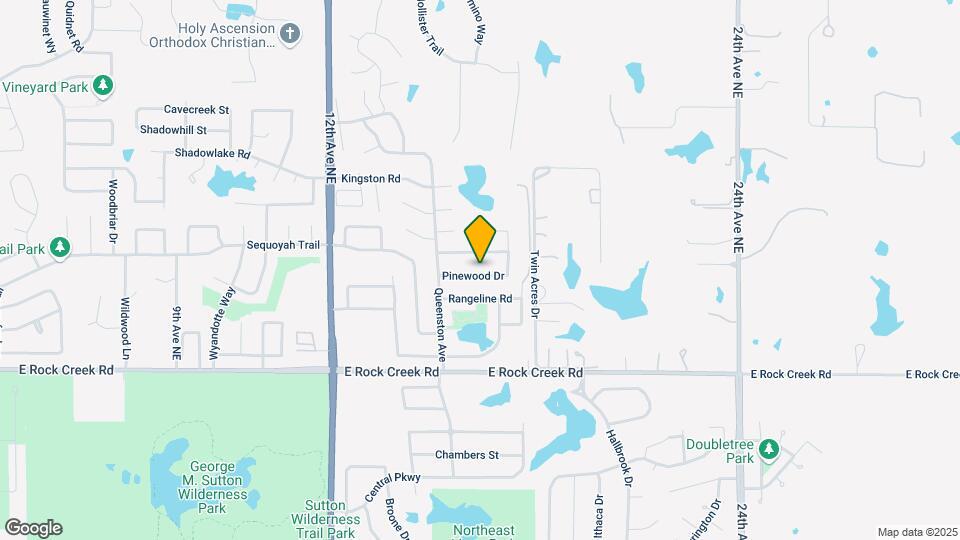 1611 Pinewood Dr Map and Location Details