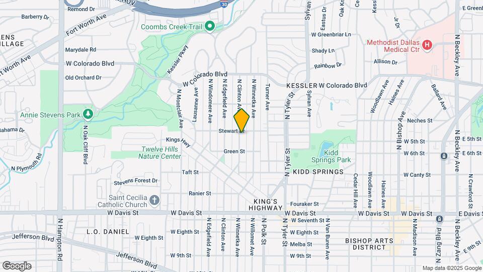 930 N Clinton Ave Map and Location Details