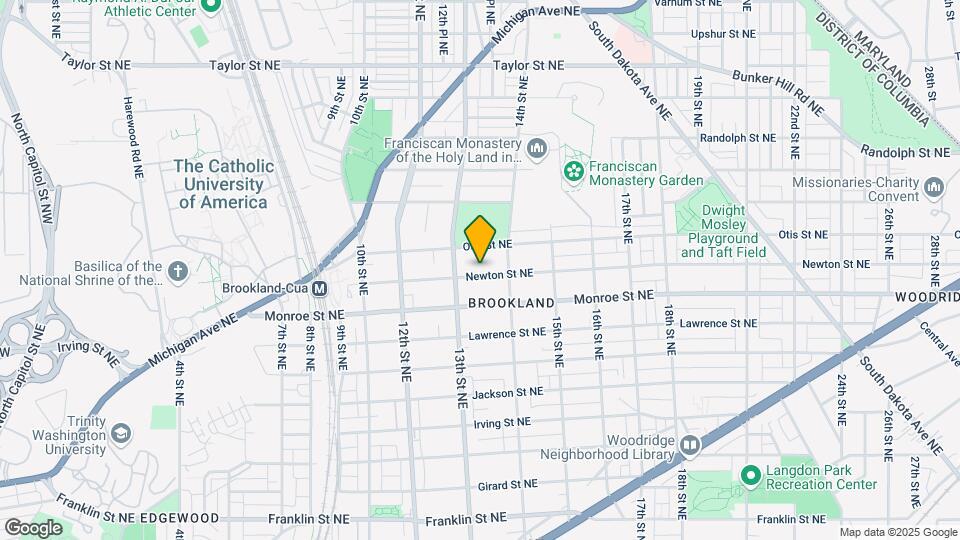 1334 Newton St NE Mapa y Detalles de la Ubicación