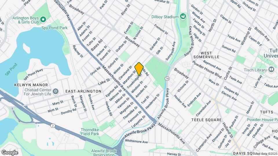 55 Trowbridge St Map and Location Details